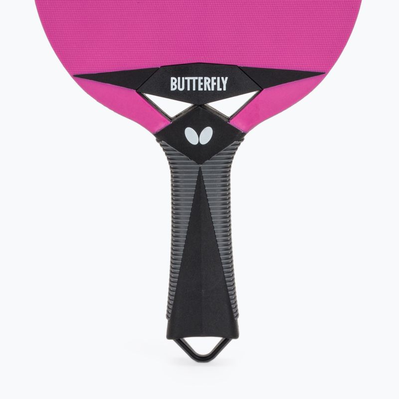 Pálka na stolní tenis Butterfly Outdoor pink 4