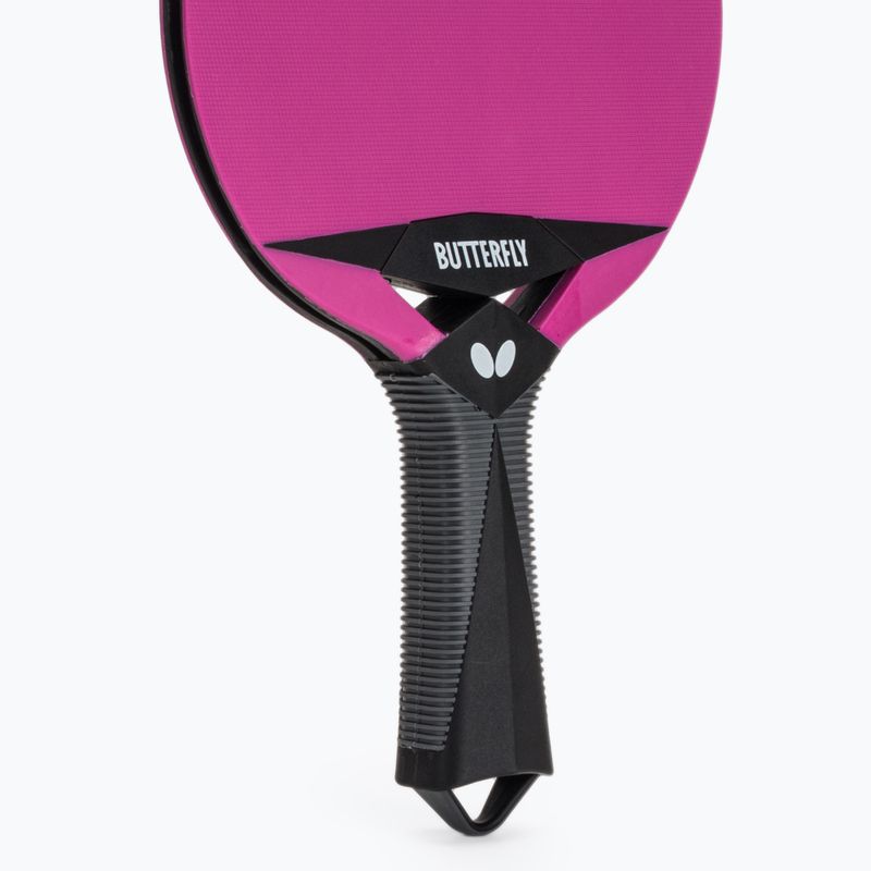 Pálka na stolní tenis Butterfly Outdoor pink 5