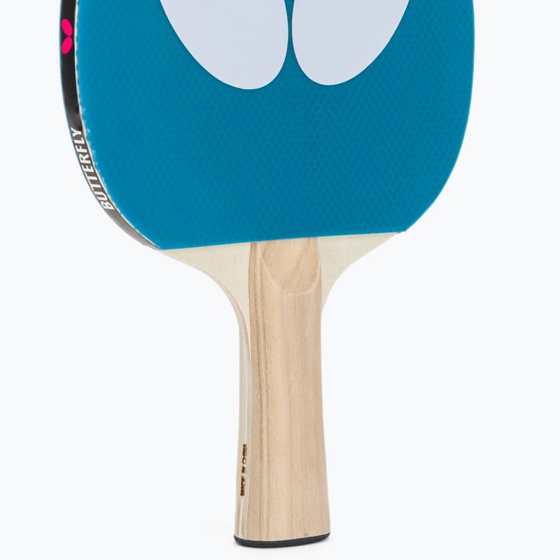 Pálka na stolní tenis Butterfly Blue logo 5