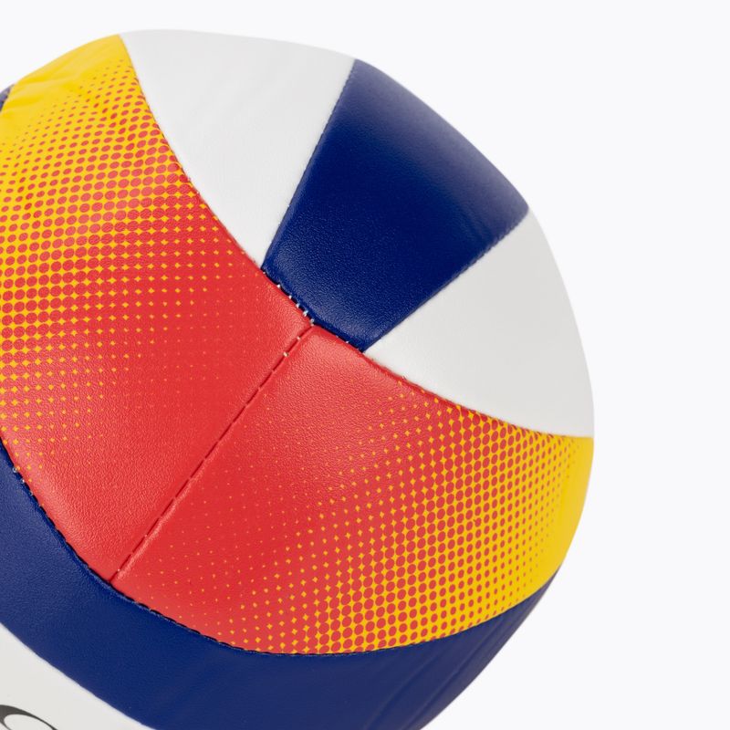 Volejbalový míč Mikasa BV1.550C white/blue/yellow/orange velikost 1,5 3