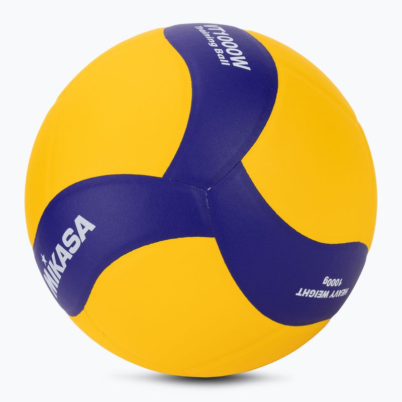 Volejbalový míč Mikasa VT1000W yellow/blue velikost 5 2