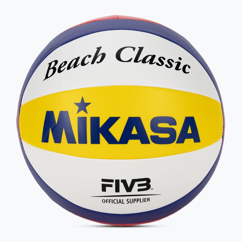 Volejbalový míč Mikasa BV552C white/blue/yellow/orange velikost 5