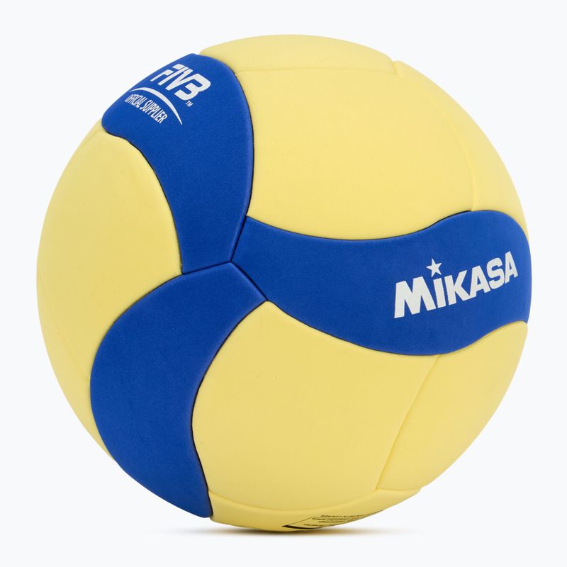 Volejbalový míč Mikasa VS123W yellow/blue velikost 5 2