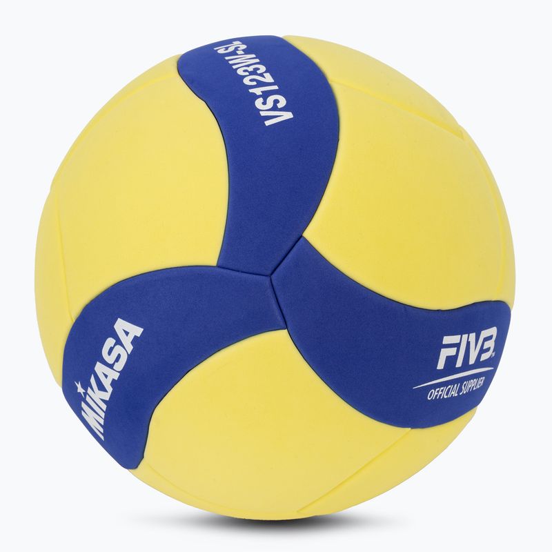 Volejbalový míč Mikasa VS123W SL yellow/blue velikost 5 2
