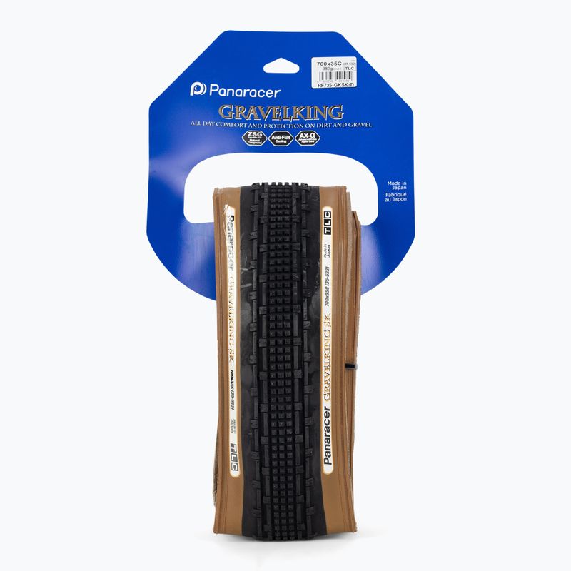 Panaracer GravelKing SK valivá černo-hnědá cyklistická pneumatika 335-54-67_PAN 2