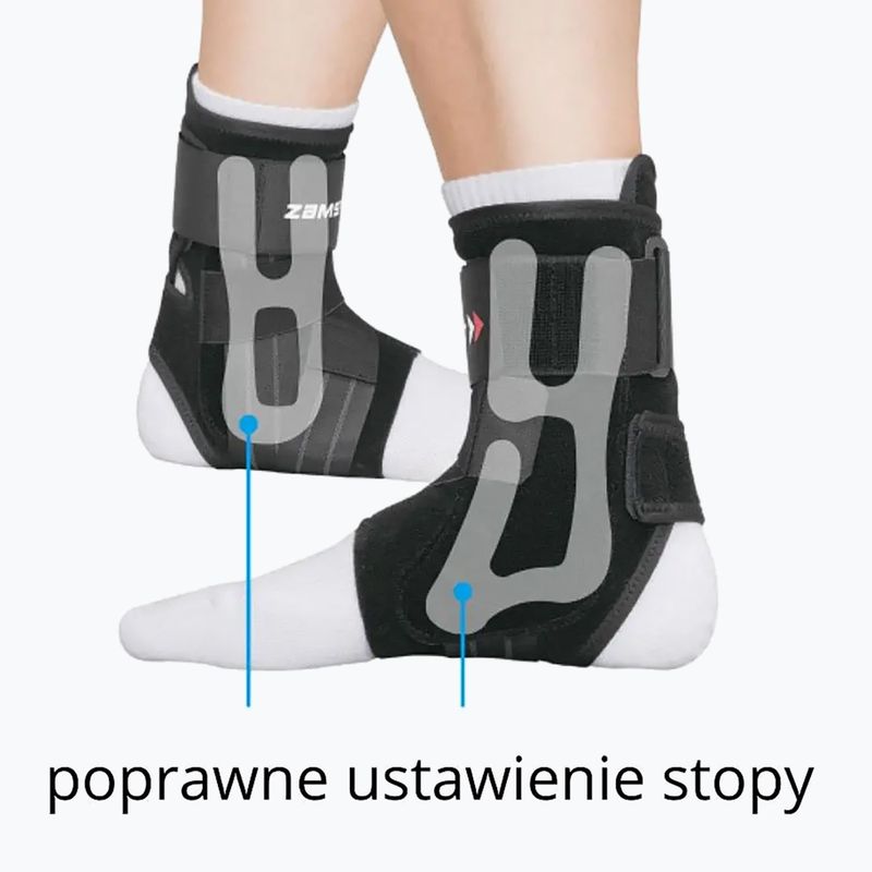 Zamst A1 Ankle Pravá podpora kotníku černá 470804 3