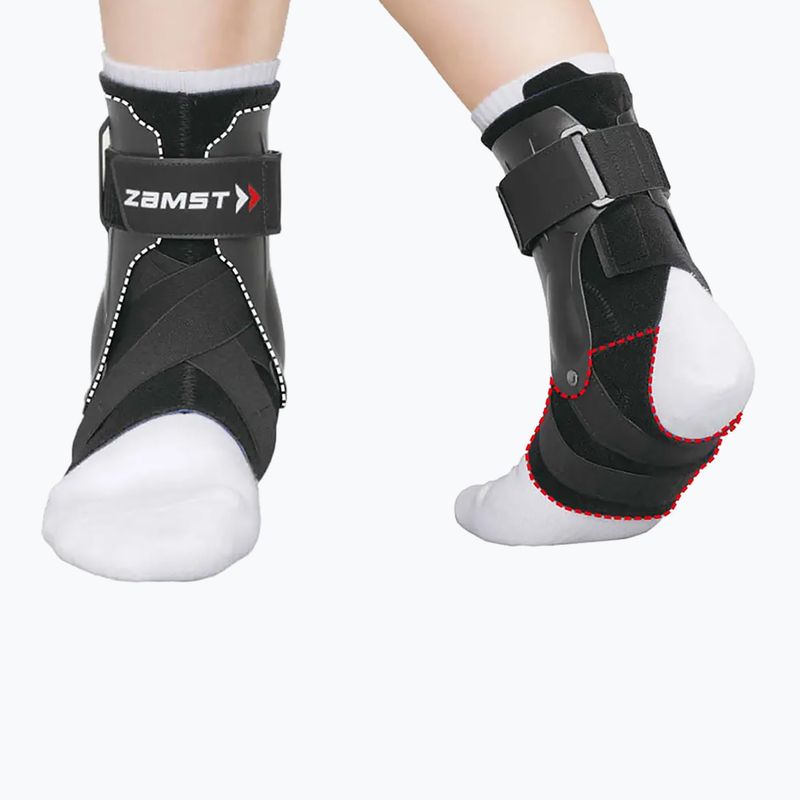Stabilizátor pravého kotníku Zamst A2-DX Ankle Right black 6