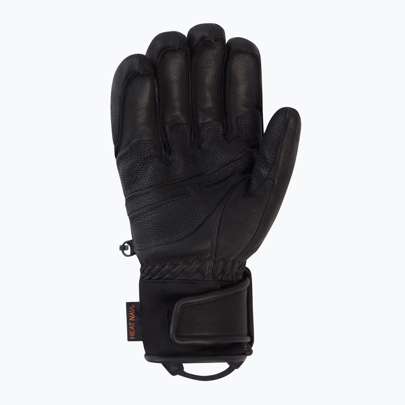 Pánské lyžařské rukavice Descente 5 Finger Leather black 2