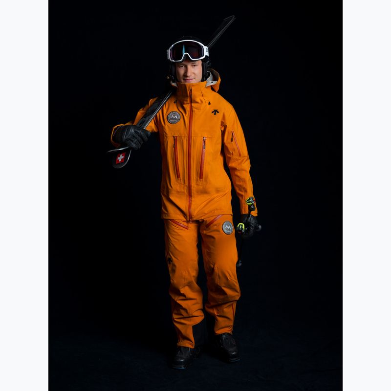 Pánská lyžařská bunda  Descente Marco Odermatt Shell ripen orange 3