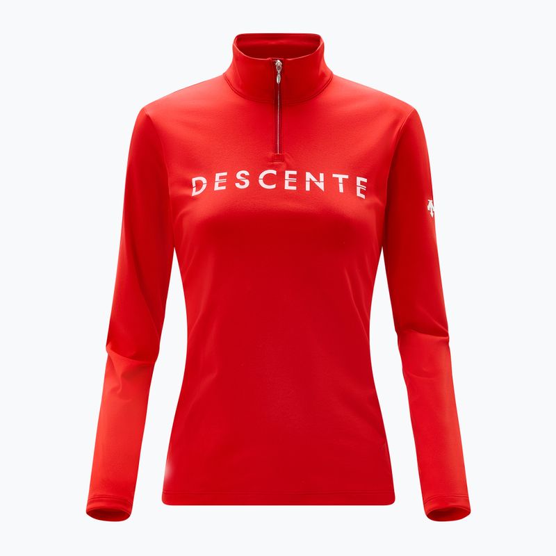 Dámská mikina  Descente Chest Logo T-Neck electric red