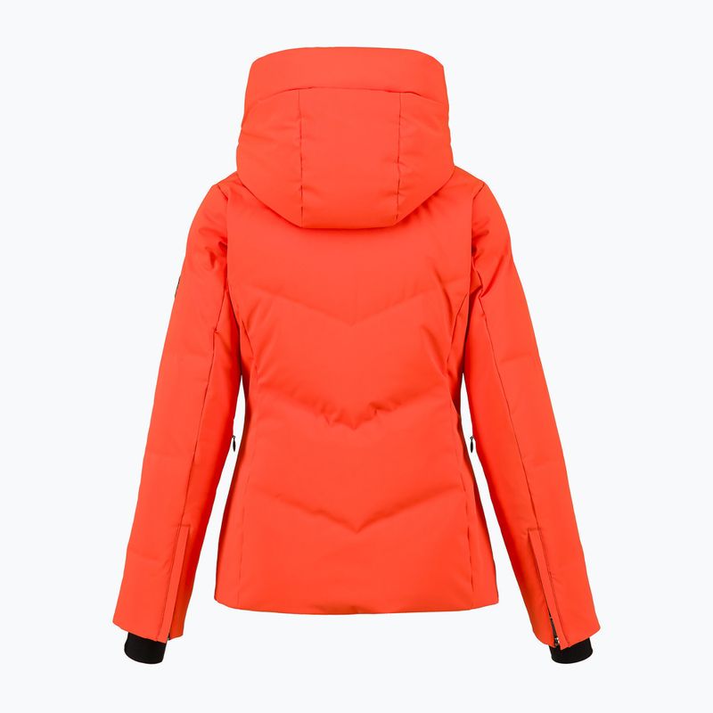 Dámská lyžařská bunda Descente Gradation Down mandarin orange 2