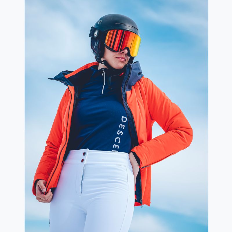 Dámská lyžařská bunda Descente Janie mandarin orange 3
