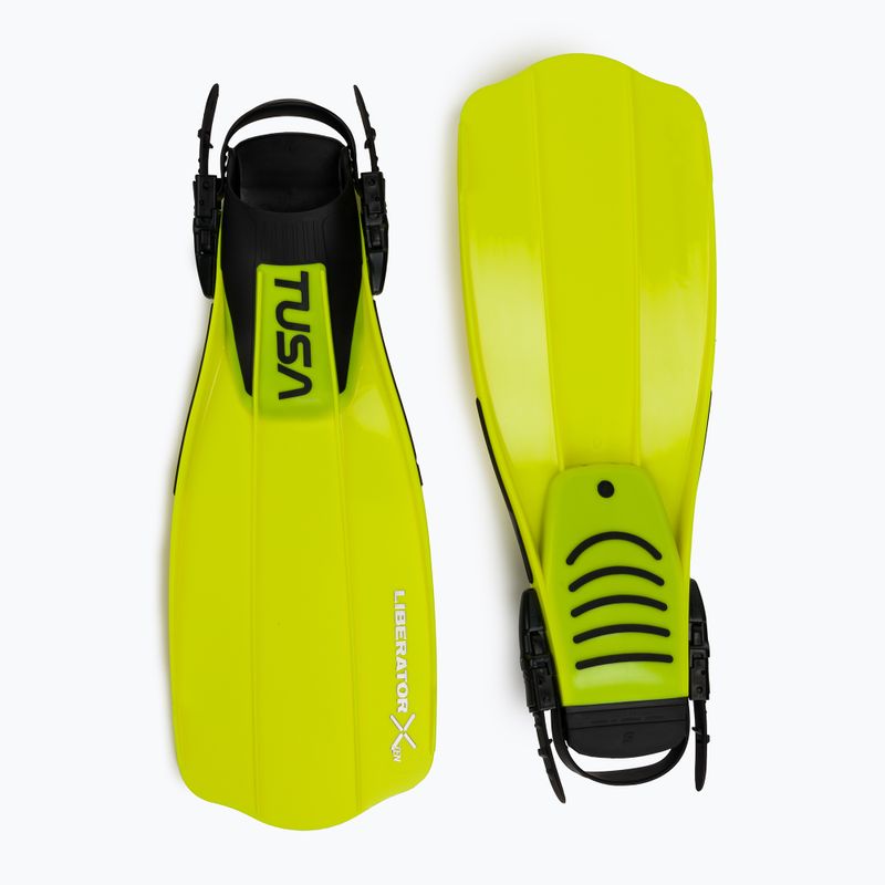 Potápěčské ploutve TUSA Striped Liberator Fin Small Yellow SP-0101 2