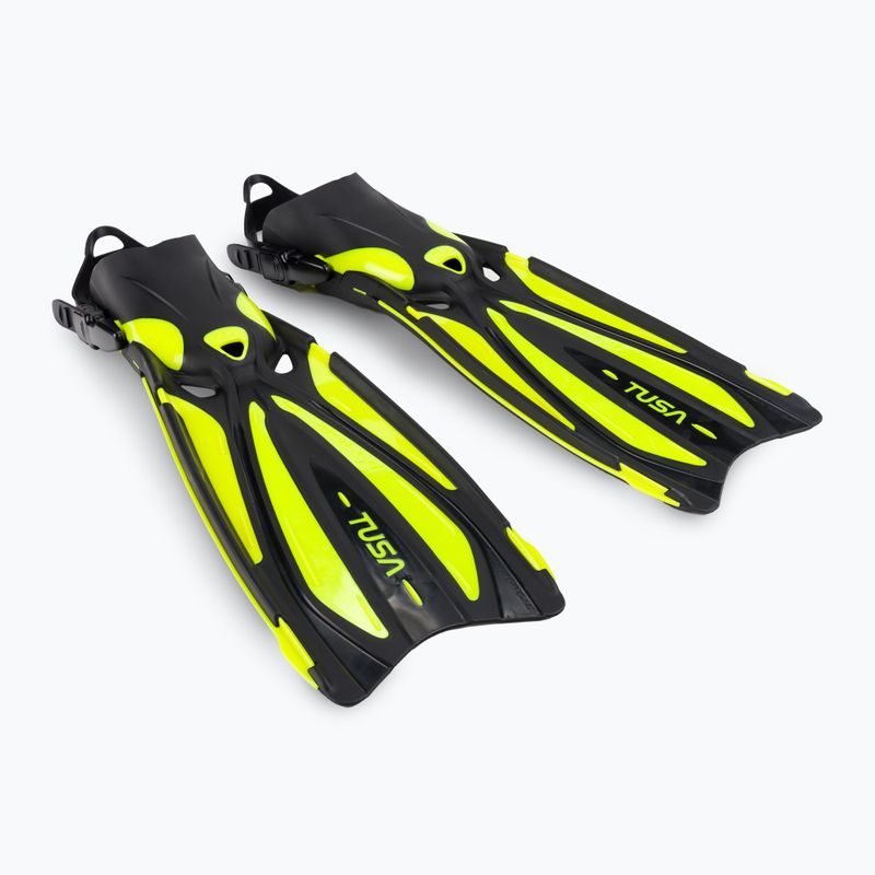 Potápěčské ploutve TUSA Striped Solla Fin Yellow SF-22