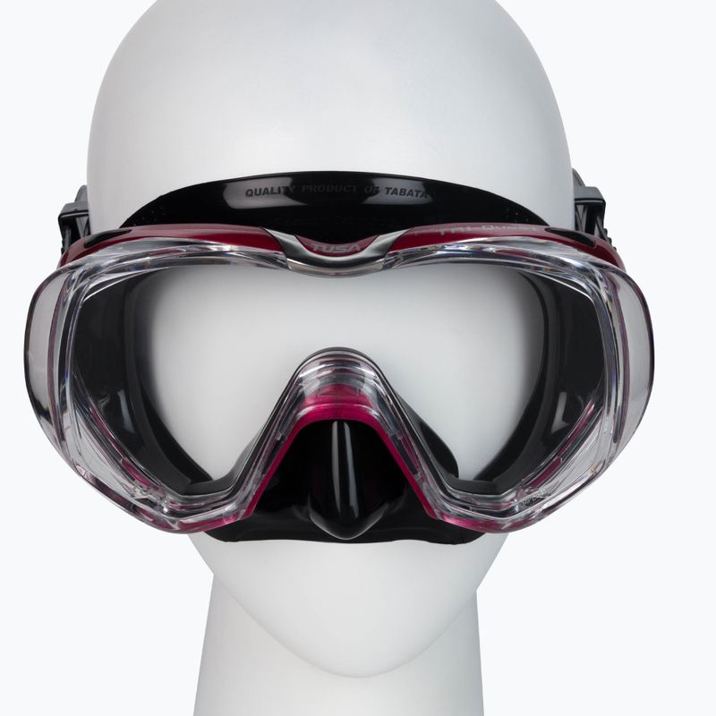 TUSA Tri-Quest Fd Mask Red M-3001