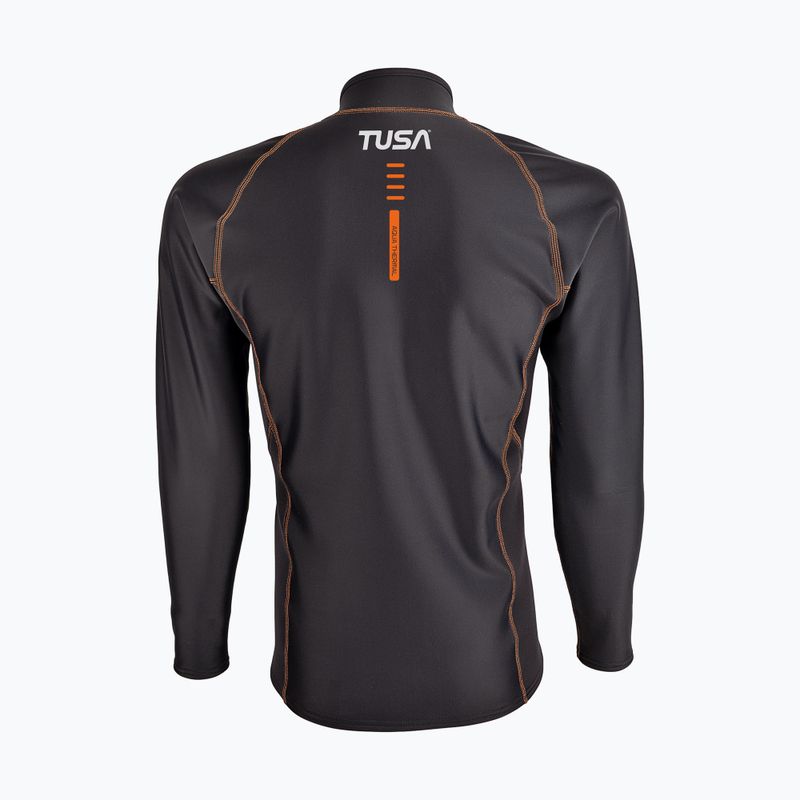 Pánské plavecké triko Longsleeve TUSA Rashguard Thermal black 2
