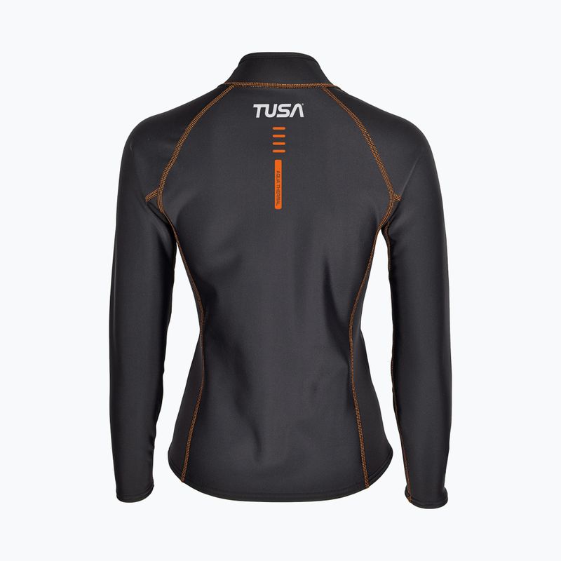 Dámské plavecké triko Longsleeve TUSA Rashguard Thermal black 2