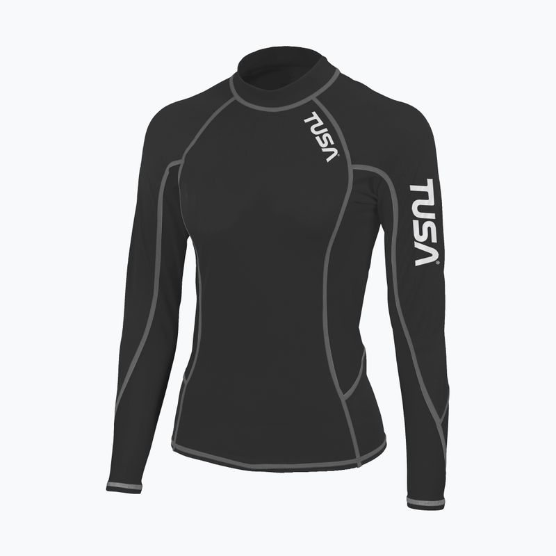 Dámské plavecké triko Longsleeve TUSA Black rashguard