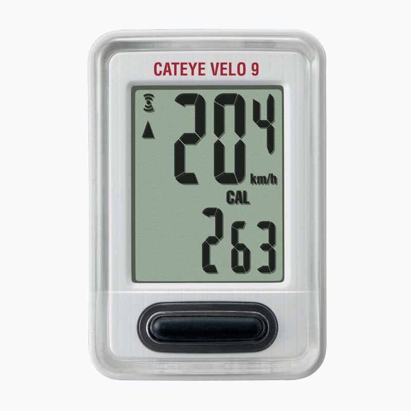 Cyklopočítač  CatEye Velo 9 CC-VL820 white