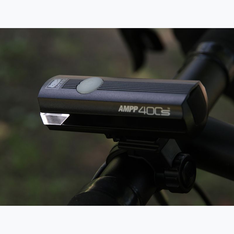 Přední cyklistické světlo Cateye AMPP 400S HL-EL084SRC black 5