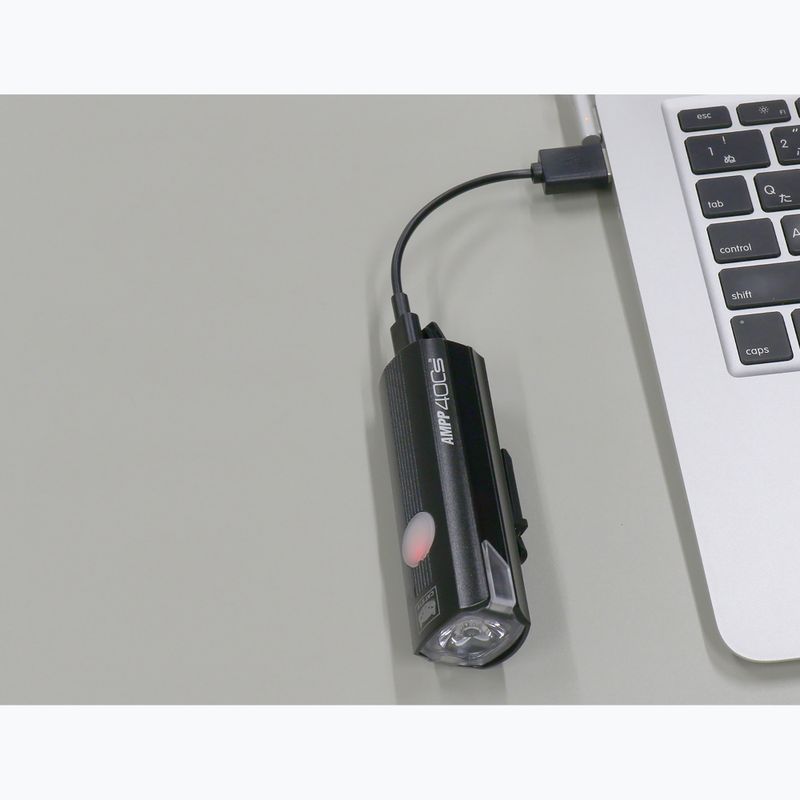 Přední cyklistické světlo Cateye AMPP 400S HL-EL084SRC black 6
