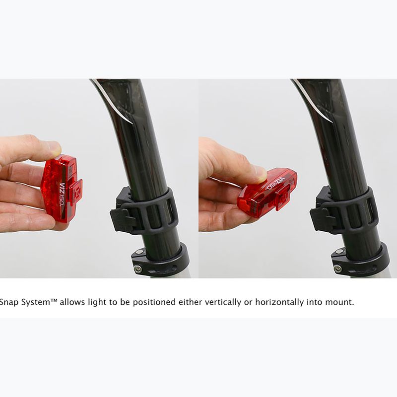 Zadní cyklistické světlo Cateye TL-LD800 VIZ150 USB-C red 3