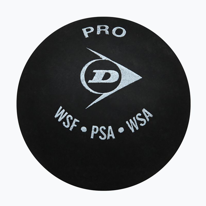 Míčky na squash Dunlop Pro 2 yellow dots 3 ks 3