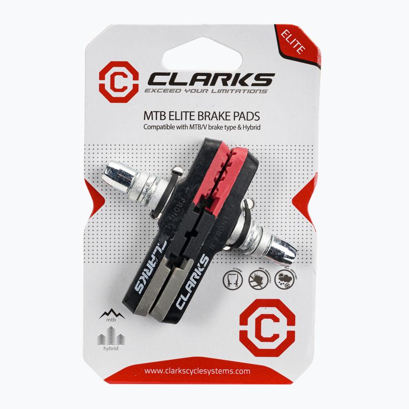 Brzdové destičky Clarks MTB černé CLA-CPS301