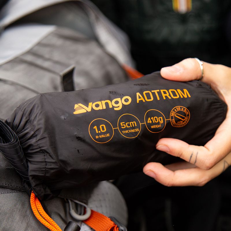 Nafukovací karimatka Vango Aotrom antracitová 5