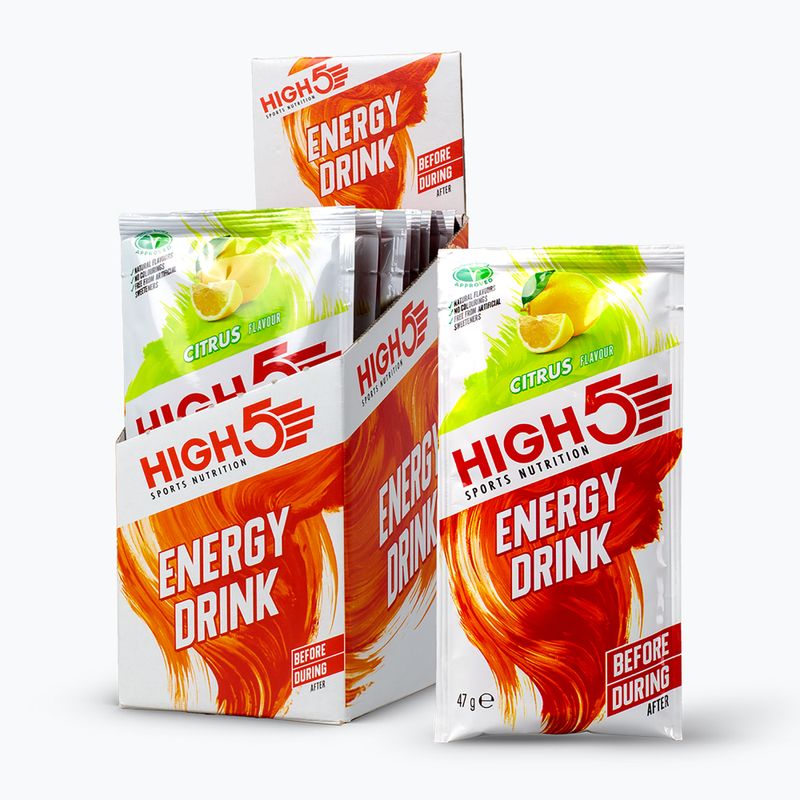 Iontový nápoj v prášku HIGH5 Energy 47 g citrus