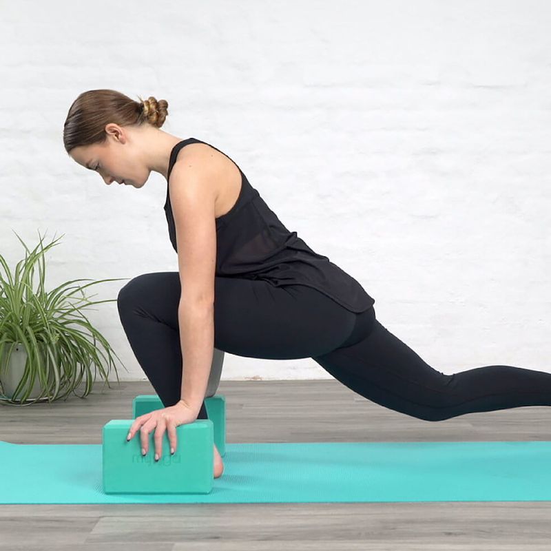Jógová kostka Myga Foam Block turquoise 6