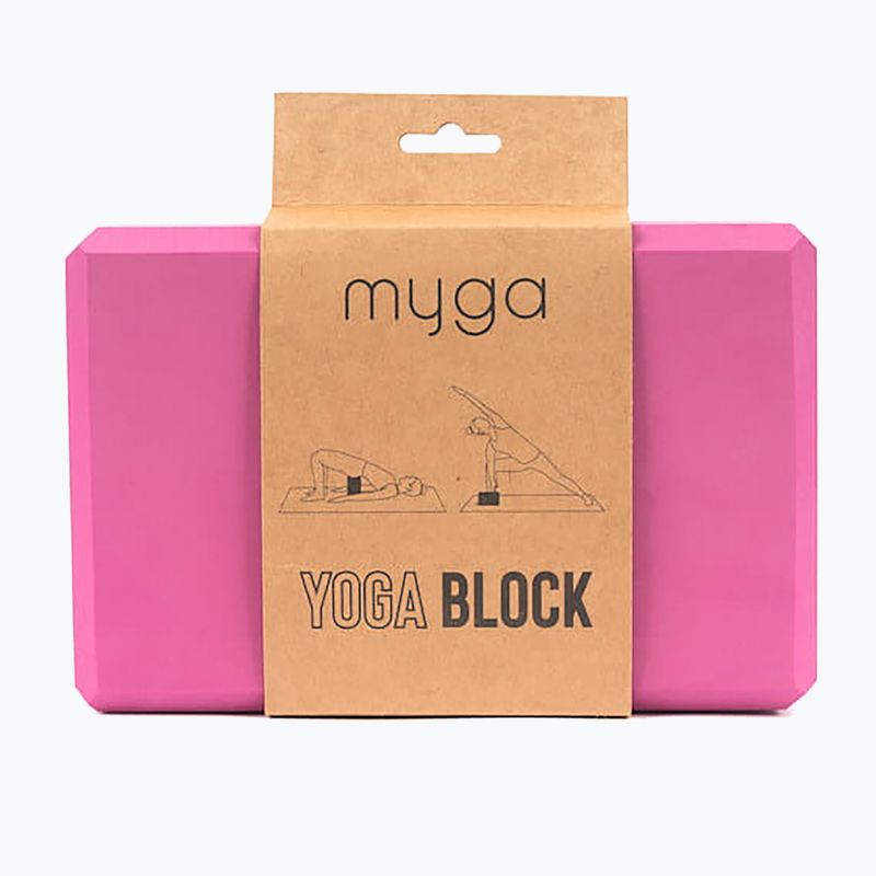 Jógová kostka Myga Foam Block pink 4