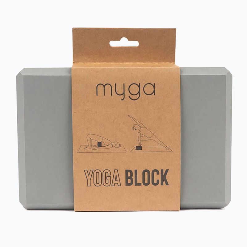 Jógový blok Myga Foam Block do jogi grey 2