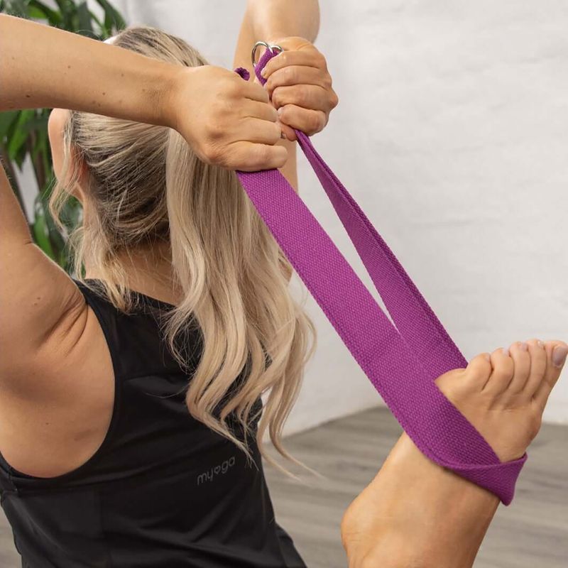 Pásek na jógu Myga 2 in 1 purple 5