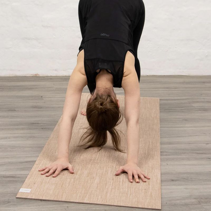 Podložka na jógu Myga Jute 5 mm beige 8