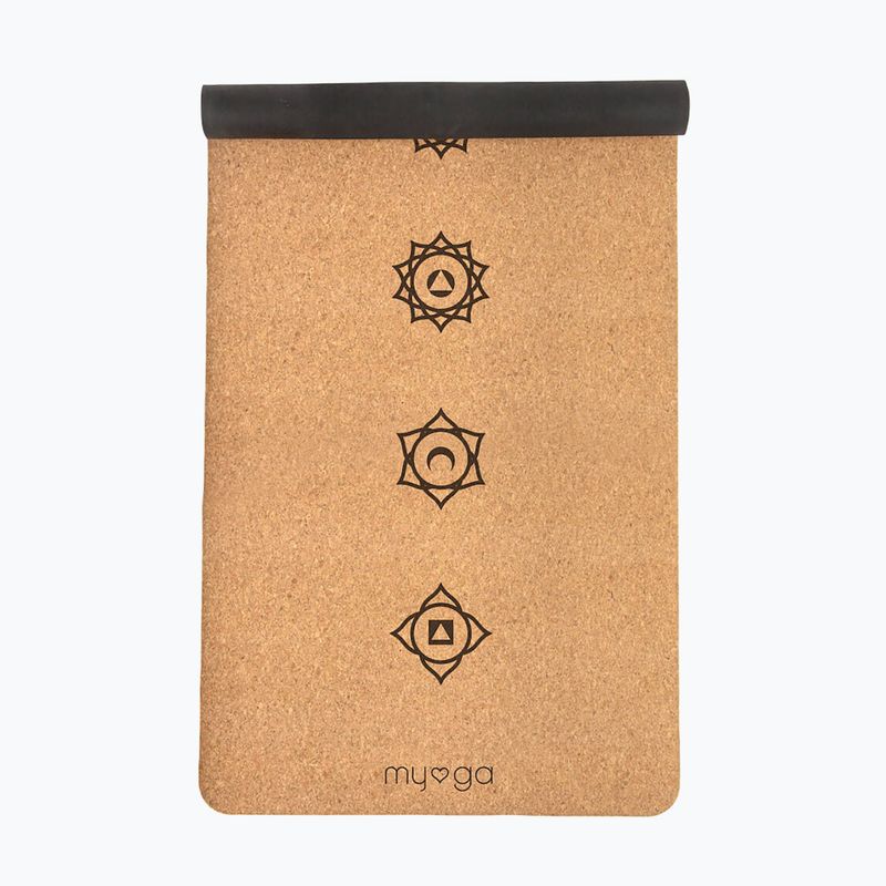 Podložka na jógu Myga Chakra XL 6 mm brown 2