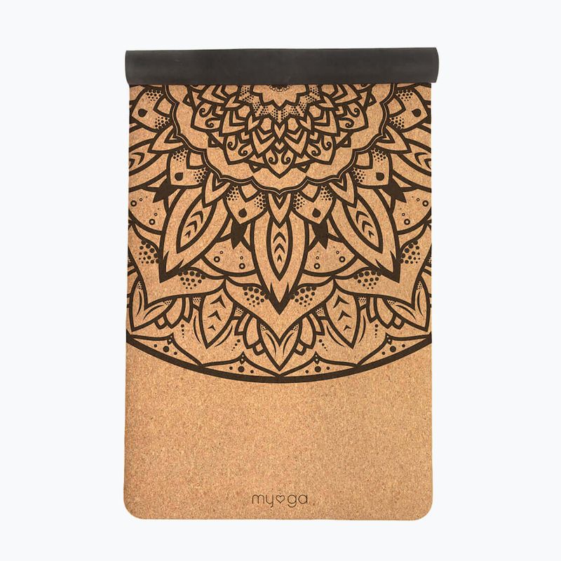 Podložka na jógu Myga Mandala XL 6 mm brown 2