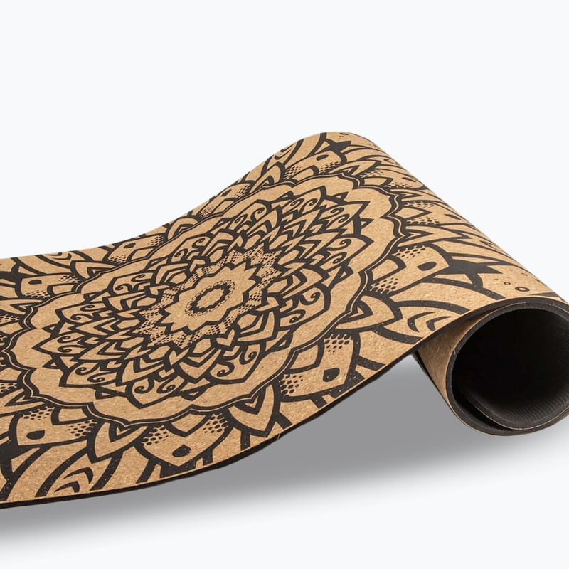 Podložka na jógu Myga Mandala XL 6 mm brown 4