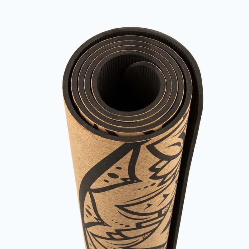 Podložka na jógu Myga Mandala XL 6 mm brown 6