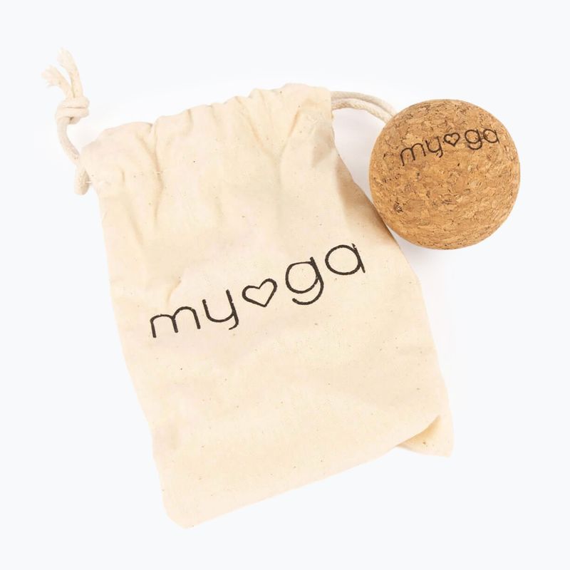 Masážní míček Myga 5 cm brown 3