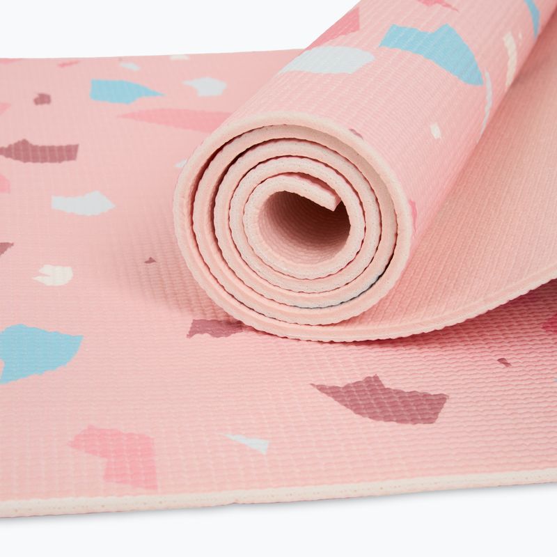 Sada na jógu Myga Terrazzo Yoga Set mat + block + strap purple 10