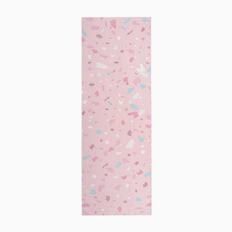 Sada na jógu Myga Terrazzo Yoga Set mat + block + strap purple 12