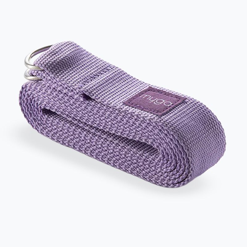 Sada na jógu Myga Chakra Yoga Set mat + block + purple strap 8