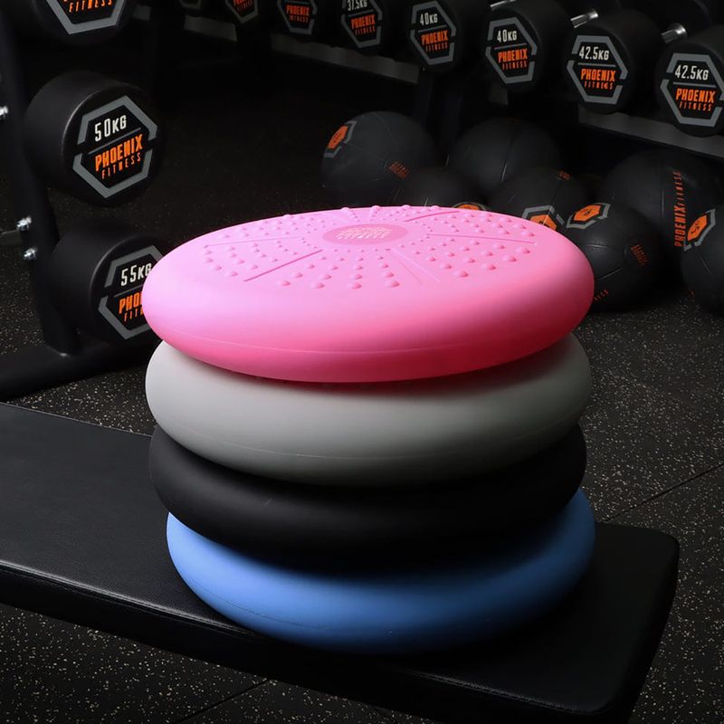 Senzorický polštář Phoenix Fitness double-sided 33 cm black 4