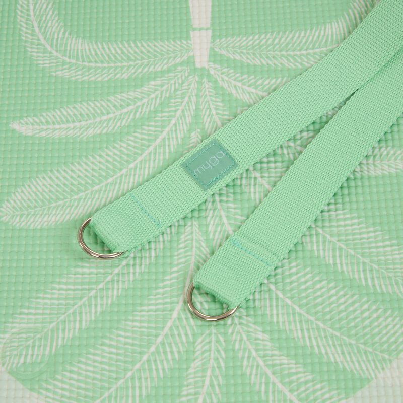 Sada na jógu Myga Sage Palm Yoga Set mat + block + green strap 8