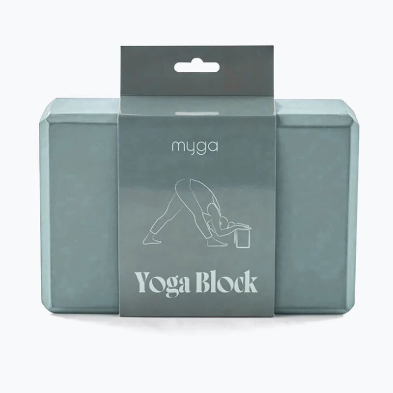 Kostka na jógu Myga Foam Block světle modrá 3