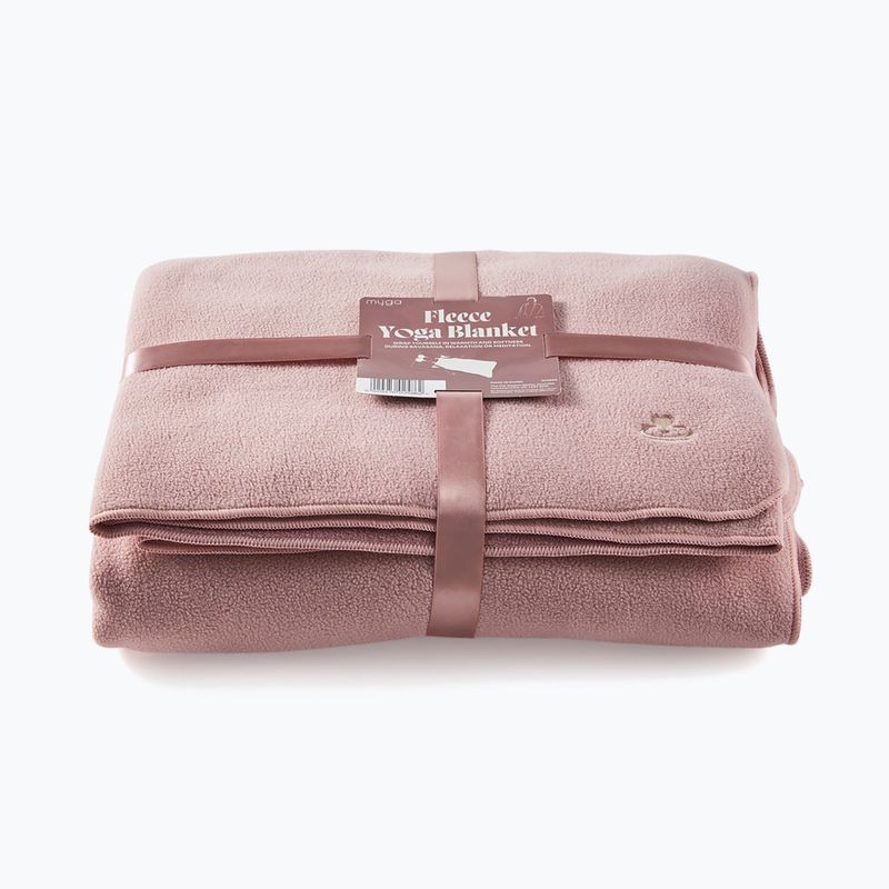 Jógová deka Myga Fleece blush 2