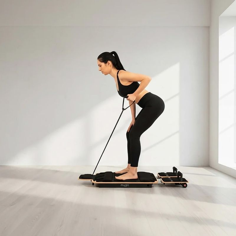 Reformer Myga do pilatesu black 14