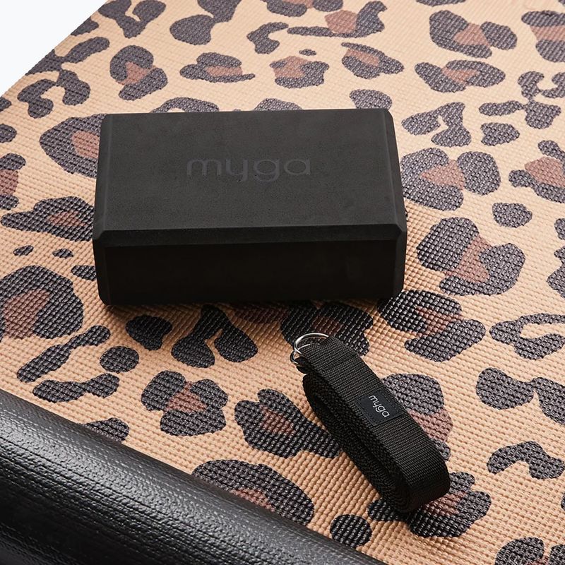 Sada na jógu Myga Leopard Yoga Set brown 4