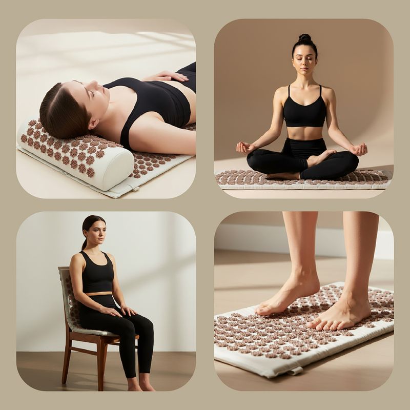 Akupresurní podložka Myga RY2687 beige 15